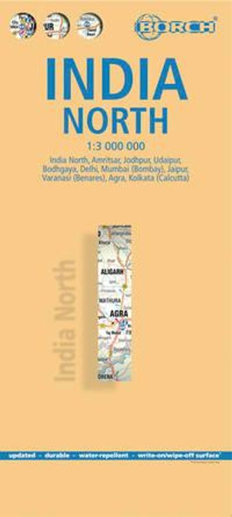 India North 1 : 3 000 000, Karten