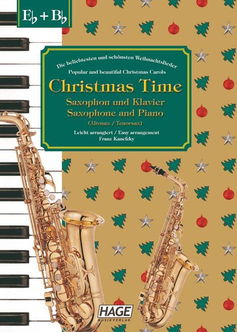 Franz Kanefzky (geb. 1964): Christmas Time für Saxophon und Klavier, Buch