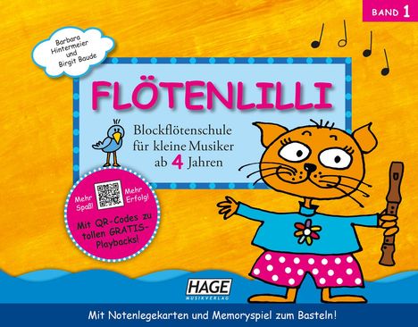 Flötenlilli, Sopranblockflötenschule1, Noten