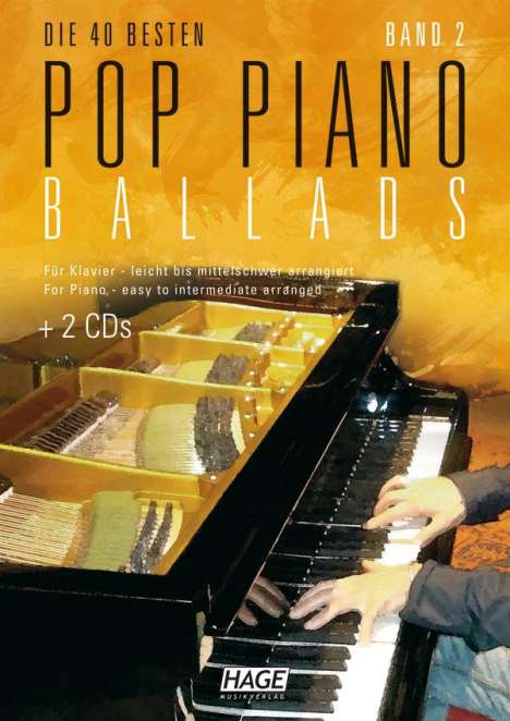 Pop Piano Ballads 2, Noten