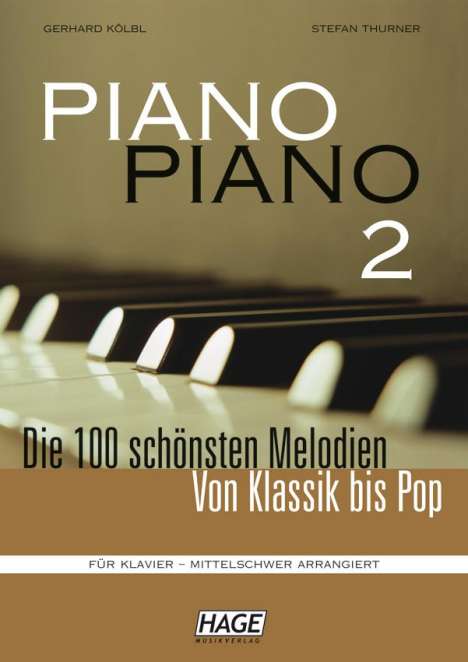 Piano Piano 2 mittelschwer (mit 4 CDs), Noten