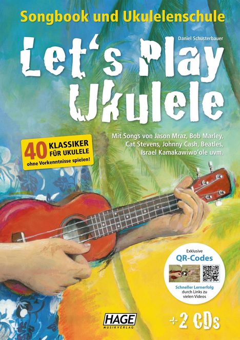 Let's Play Ukulele (mit 2 CDs), Noten