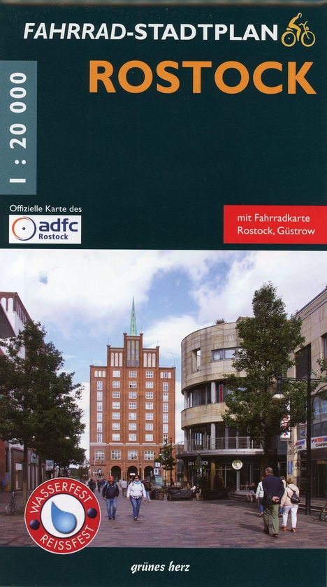 Fahrradstadtplan Rostock 1:20 000, Karten