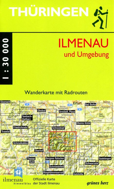 Wanderkarte Ilmenau, Karten