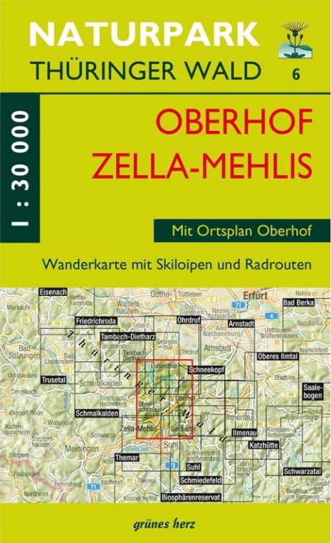 Wanderkarte Oberhof/Zella-Mehlis, Karten