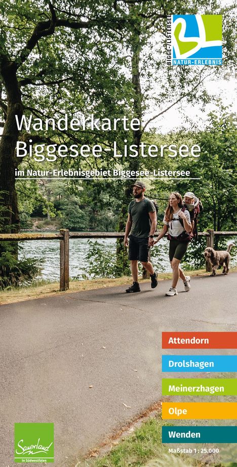 Wanderkarte Biggesee-Listersee, Karten