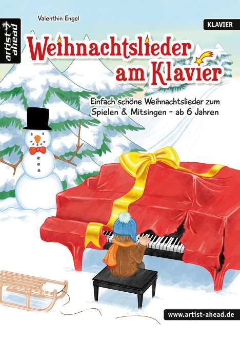 Weihnachtslieder am Klavier, Noten