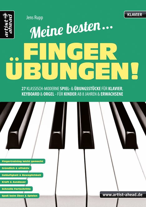 Jens Rupp: Meine besten Fingerübungen!, Buch