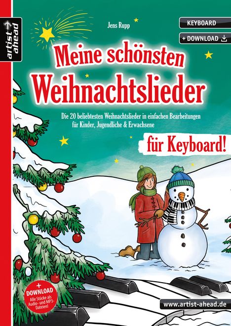 Jens Rupp: Meine schönsten Weihnachtslieder für Keyboard!, Buch