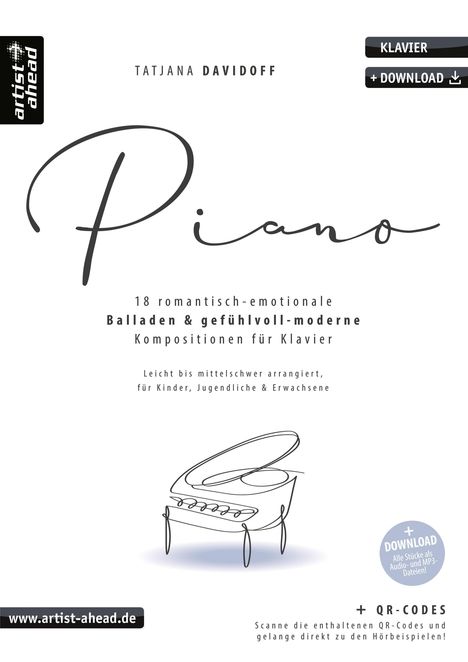 Tatjana Davidoff: Piano, Buch