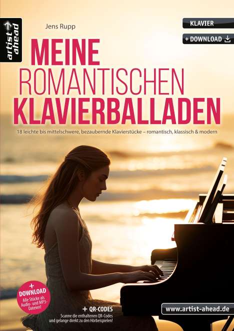 Jens Rupp: Meine romantischen Klavierballaden, Buch