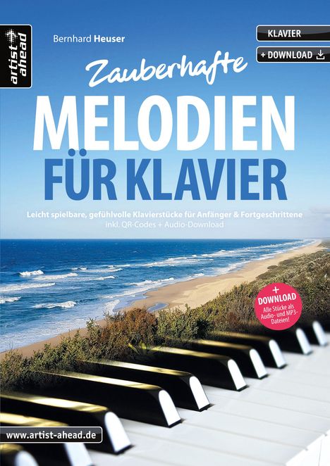 Bernhard Heuser: Zauberhafte Melodien für Klavier, Buch
