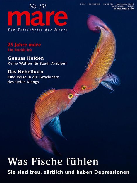 mare - Die Zeitschrift der Meere / No. 151 / Was Fische fühlen, Buch