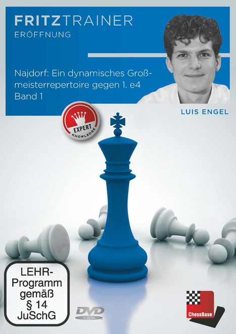 Luis Engel: Najdorf - Ein dynamisches Großmeisterrepertoire gegen 1. e4 - Band 1, DVD-ROM