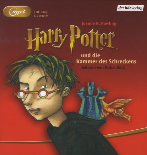 Joanne K. Rowling: Harry Potter 2 und die Kammer des Schreckens, 2 MP3-CDs