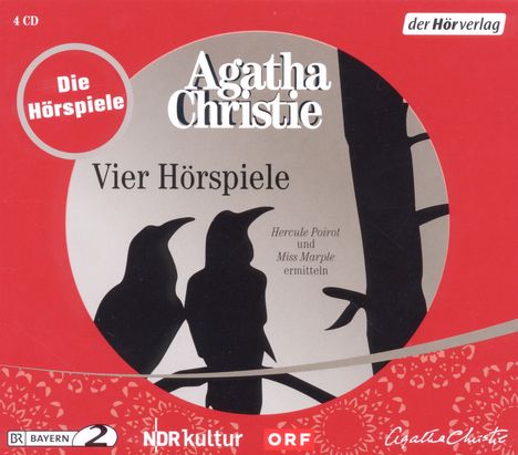 Agatha Christie: Vier Hörspiele, 4 CDs