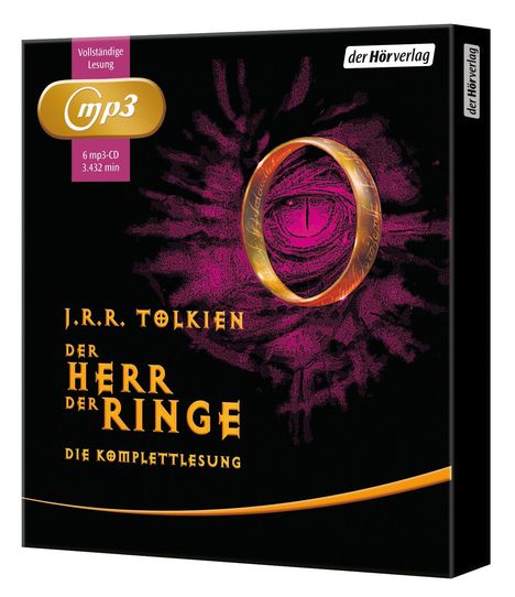 John R. R. Tolkien: Der Herr der Ringe. Die Komplettlesung, 6 MP3-CDs