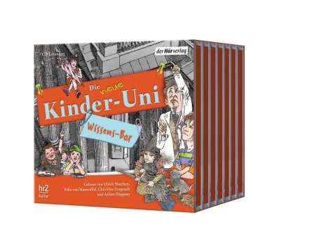 Die NEUE Kinder-Uni Wissens-Box, 7 CDs