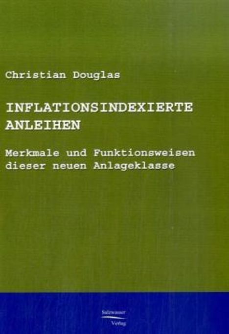 Christian Douglas: Inflationsindexierte Anleihen, Buch