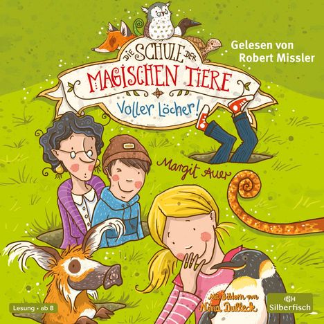 Margit Auer: Die Schule der magischen Tiere 02: Voller Löcher!, 2 CDs
