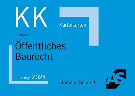 Martin Stuttmann: Karteikarten Öffentliches Baurecht, Buch