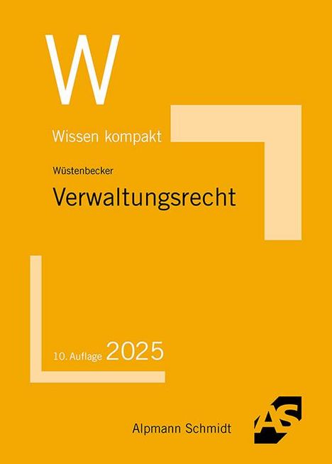 Horst Wüstenbecker: Verwaltungsrecht, Buch