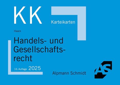 Claudia Haack: Karteikarten Handels- und Gesellschaftsrecht, Diverse