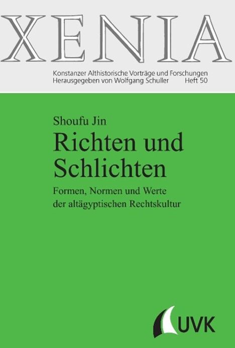 Shoufu Jin: Richten und Schlichten, Buch