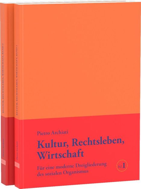 Pietro Archiati: Kultur, Rechtsleben, Wirtschaft, Bd. 1, Buch