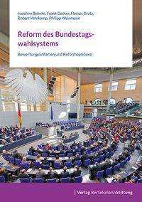 Joachim Behnke: Reform des Bundestagswahlsystems, Buch