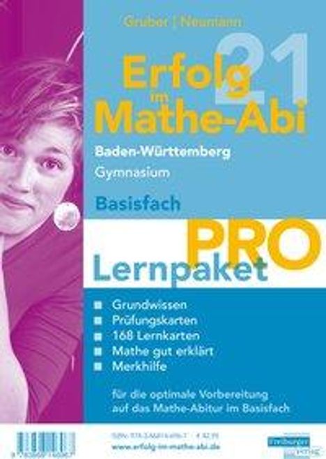 Helmut Gruber: Erfolg im Mathe-Abi 2021 Lernpaket Basisfach Pro BW, Buch