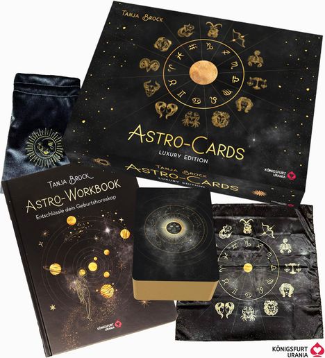 Tanja Brock: Astro-Cards - Luxury Edition, Buch