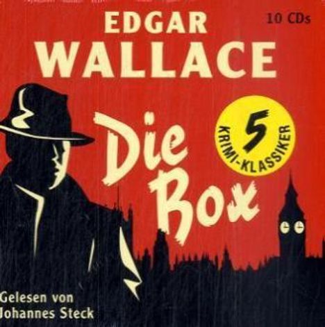 Edgar Wallace: Edgar Wallace - Die Box, 10 Audio-CDs, CD
