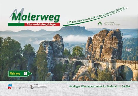 Malerweg - Sächsische Schweiz 1 : 30 000, Karten