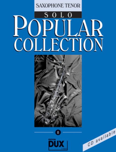 Popular Collection, Saxophone Tenor Solo. Vol.8, Noten
