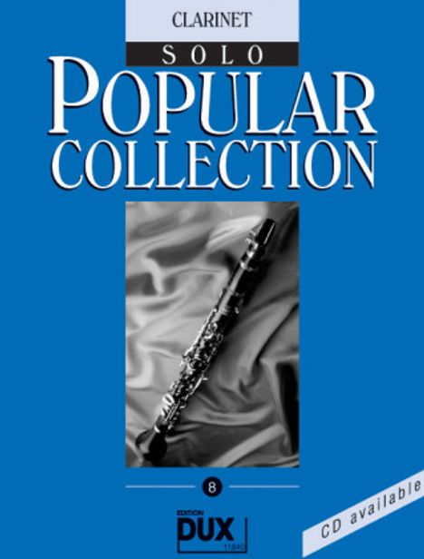 Popular Collection, Clarinet Solo. Vol.8, Noten