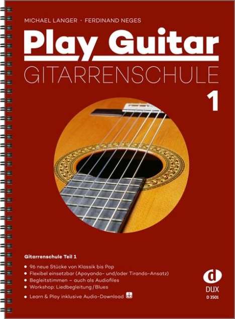 Michael Langer: Play Guitar Gitarrenschule 1, Buch