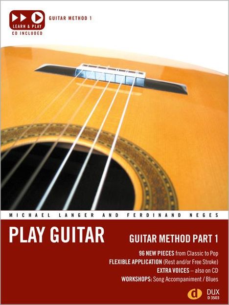 Play Guitar Guitar Method 1, Buch