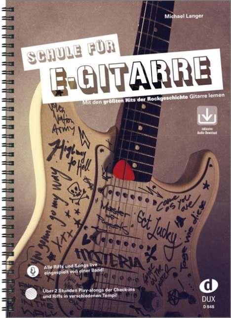 Michael Langer: Schule für E-Gitarre, Buch