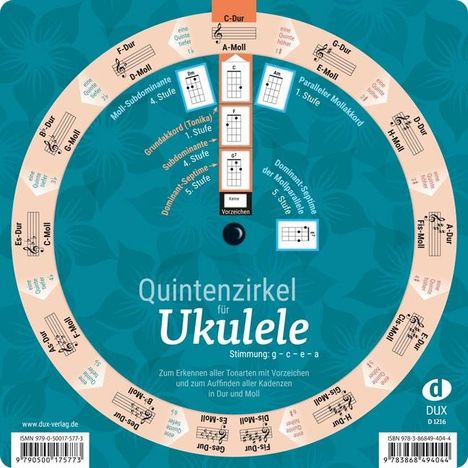 Quintenzirkel für Ukulele, Buch