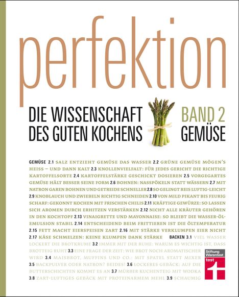 Perfektion. Die Wissenschaft des guten Kochens 02. Gemüse, Buch