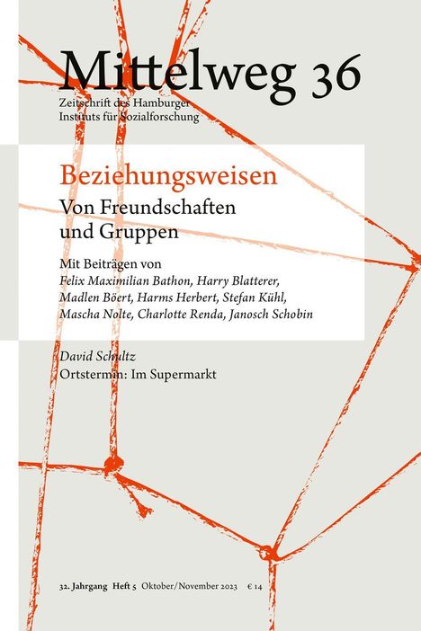 Beziehungsweisen. Von Freundschaften und Gruppen, Buch