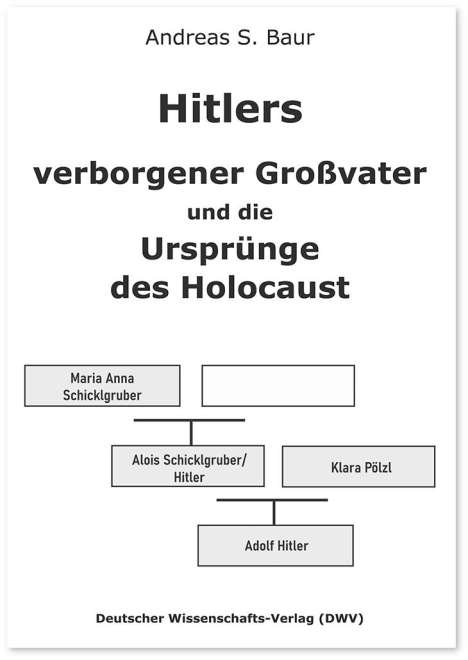 Andreas S. Baur: Hitlers verborgener Großvater und die Ursprünge des Holocaust, Buch