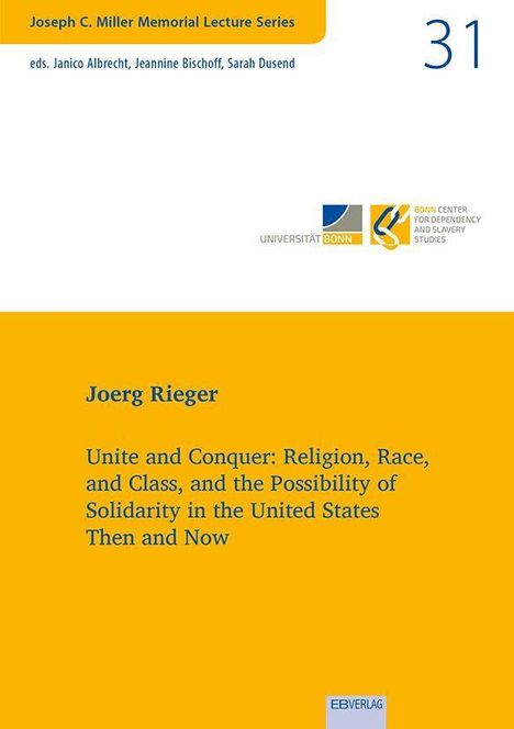Joseph C. Miller Memorial Lecture Series, Joerg Rieger, Universität Bonn Logo, EBVERLAG.