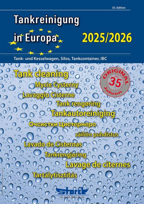 ecomed-Storck GmbH: Tankreinigung in Europa 2025/2026, Buch