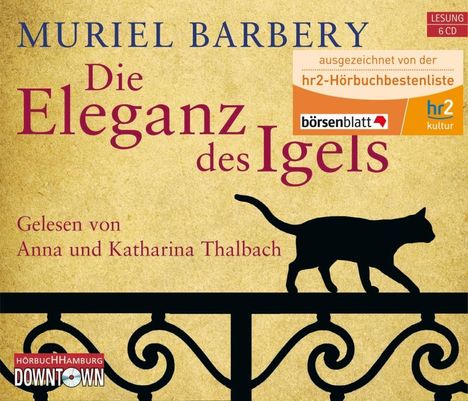Muriel Barbery: Die Eleganz des Igels, 6 CDs