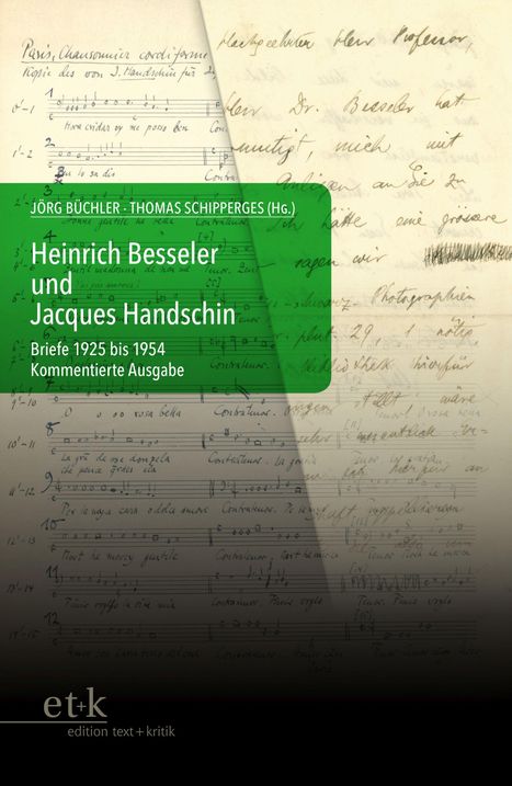 Heinrich Besseler und Jacques Handschin, Buch