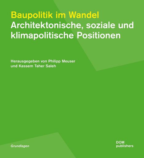 Baupolitik im Wandel, Buch