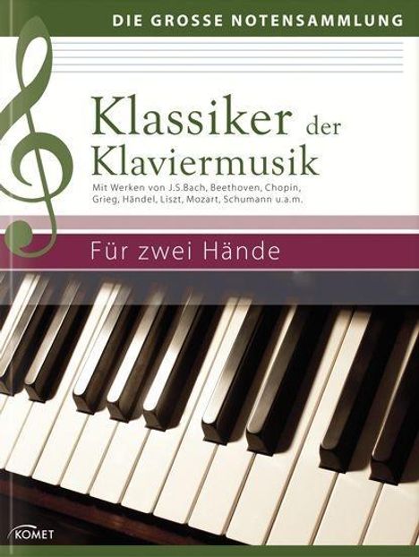 Klassiker der Klaviermusik für zwei Hände, Noten