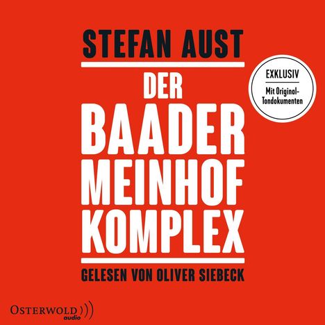 Stefan Aust: Der Baader-Meinhof-Komplex, 6 MP3-CDs